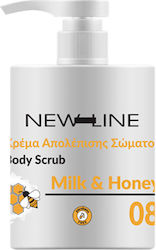 Imel New Line Scrub Σώματος Milk & Honey 500ml