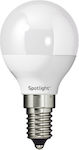 Spot Light LED Lampen für Fassung E14 und Form G45 Kühles Weiß 380lm 1Stück