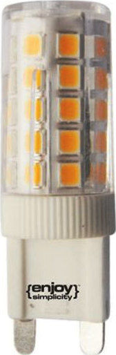 Elvhx LED Bulb 5W for Socket G9 Cool White 370lm Dimmable