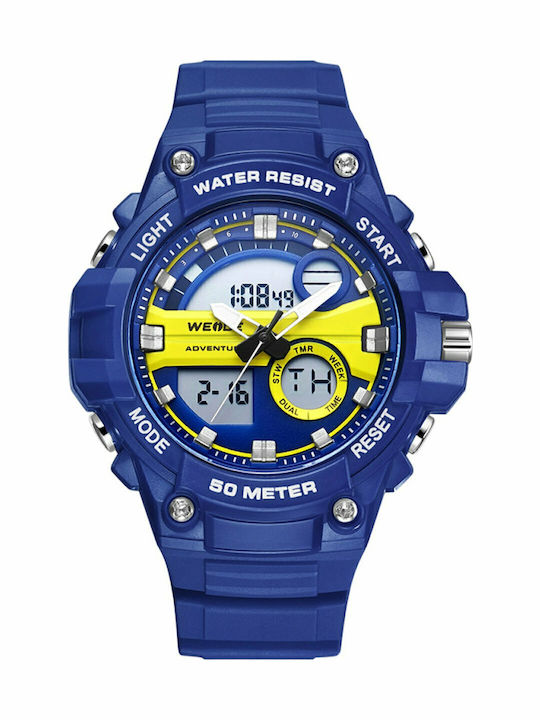 Weide Digital Men's Watch 52mm Battery with Blu...