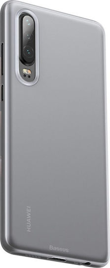 Baseus Калъф Крила Задна Корица Силикон Бял Huawei P30