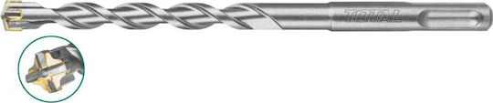 Total Four-Cut Diamond Drill Carbide with SDS Plus Shank for Masonry και Metal 12x210mm