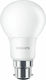 Philips LED крушка 8W за фасунга B22 и форма A60 Топло бяло 806лм