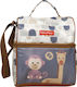 Fisher Price School Insulated Shoulder Lunch Bag 5lt Beige 20 x 14 x 24cm