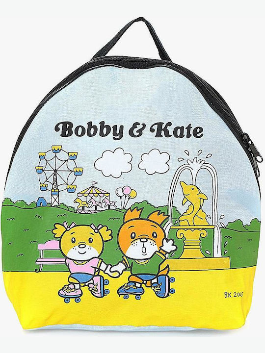 Bartuggi Bobby & Kate 012-7-4 Blue School Bag Backpack Kindergarten in Light Blue color