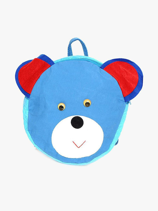 Bartuggi 019-7001 Blue Teddy Bear School Bag Backpack Kindergarten in Light Blue color