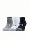 Under Armour Heatgear NS Αθλητικές Κάλτσες Πολύχρωμες 3 Ζεύγη