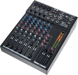 The t.mix Xmix 802 USB Analoge Konsole 8 Kanäle mit Phantom Power & 4 XLR-Eingänge
