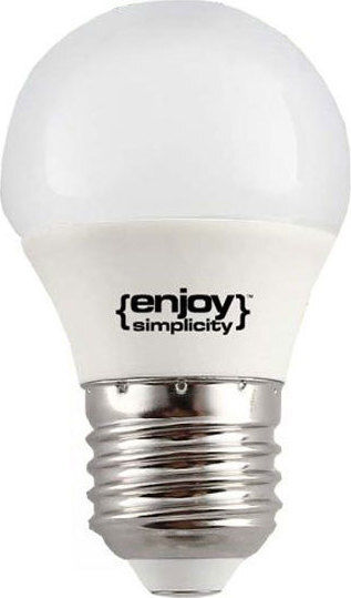 Elvhx LED Bulb 5.5W 80mm for Socket E27 and Shape P45 Natural White 490lm