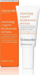 This Works Moisturizing Face Serum Morning Expert Suitable for All Skin Types with Hyaluronic Acid 30ml
