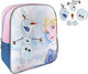 Cerda Elsa Frozen School Bag Backpack Kindergarten Light Blue with Water bottle holder