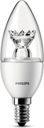 Philips Λάμπα LED 3W για Ντουί E14 Θερμό Λευκό