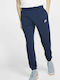 Nike Sportswear Παντελόνι Φόρμας με Λάστιχο Fleece Navy Μπλε