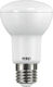 Elvhx Λάμπα LED 5.4W 99mm για Ντουί E27 και Σχήμα R63 Ψυχρό Λευκό 630lm