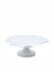 Inart Cake Stand White 40x40x17cm