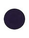 Inart Dekorative Platte Rund Kunststoff Purple 1Stück 33x33x2cm