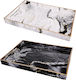 Artekko Tavă Decorativă Lemn Tucan Set Două Piese Pp Dreptunghiulară 48x35x4.3cm 2buc