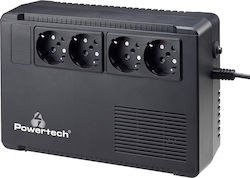 Powertech UPS Line-Interactive 950VA 570W cu 4 Schuko Prize