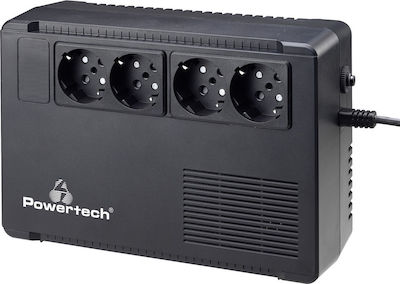 Powertech USV 950VA 570W mit 4 Schuko Steckdosen