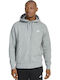 Club Cardigan with Hood Gray