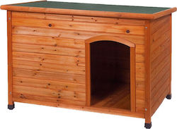Duvo Plus Dog House Wooden Brown 85x58x58cm Duvo Plus Dog House Wooden Brown 85x58x58cm