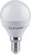 Elmark LED-Lampe 6W für Fassung E14 und Form P45 Naturweiß 500lm