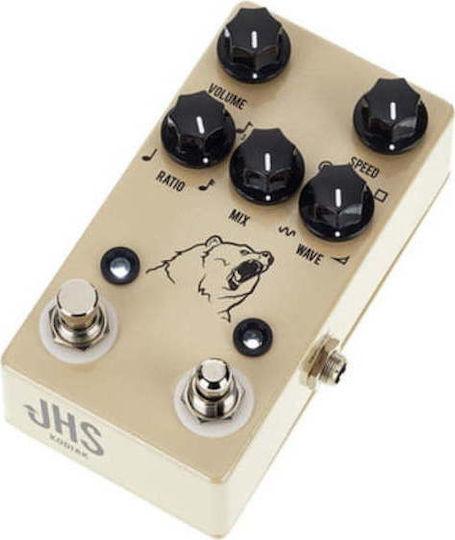 JHS Pedals Pedals Kodiak with Tap Temp Πετάλι Effect Tremolo Ηλεκτρικής Κιθάρας και Ηλεκτρικού Μπάσου