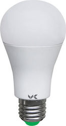 VK Lighting VK/05125/E/W/60 LED Bulb 18W for Socket E27 and Shape A60 Warm White 2000lm