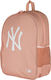 New Era MLB Essential Yankees Junior High-High School School Backpack Pink