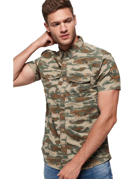 Rookie Parachute Lite Cu mânecă scurtă Cămașă Camo Kaki