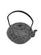 Karni Patchy Tea Set with Filter Cast Iron Hand White 450ml 1pcs