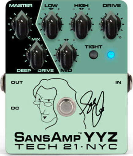 Tech 21 SansAmp Geddy Lee YYZ Πετάλι Preamp Ηλεκτρικής Κιθάρας και Ηλεκτρικού Μπάσου