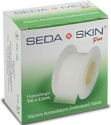 Labopharm Seda Skin Pore Hypoallergene Durchsichtige Erste-Hilfe-Klebeband 2,5cm x 5m