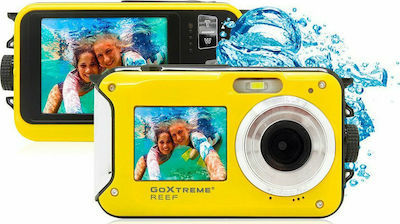 GoXtreme Reef Compact Φωτογραφική Μηχανή 8MP με Οθόνη 2.7" και Ανάλυση Video Full HD (1080p) Κίτρινη