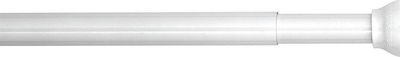 Sealskin Telescopic Straight Shower Curtain Rod Aluminium Λευκή Ø20mm 110-185cm