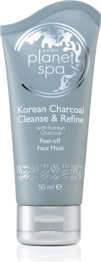 Planet Spa Korean Charcoal Cleanse & Refine Mask Μάσκα Προσώπου 50ml