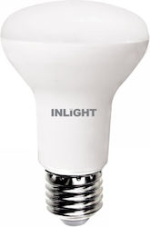 Inlight LED Bulbs for Socket E27 and Shape R63 Cool White 650lm 1pcs