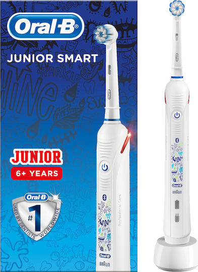 Oral-B Junior Smart Periuță de dinți electrică Alb pentru 6+ ani 1buc