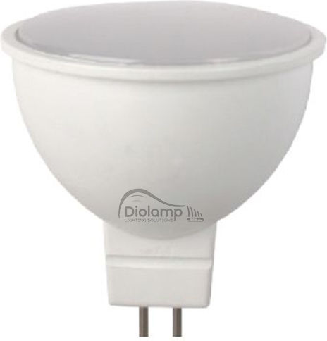 Diolamp Λάμπα LED 7W για Ντουί GU5.3 και Σχήμα MR16 Θερμό Λευκό 530lm