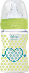 Chicco Plastikflasche Well Being mit Silikonsau...