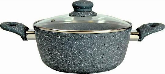 Sidirela Granite Βαθιά Κατσαρόλα από Αλουμίνιο