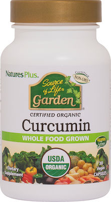 Nature's Plus Source Life Garden Curcumin 400mg 30 κάψουλες