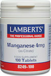 Lamberts Manganese 4mg 100 file 100 capace