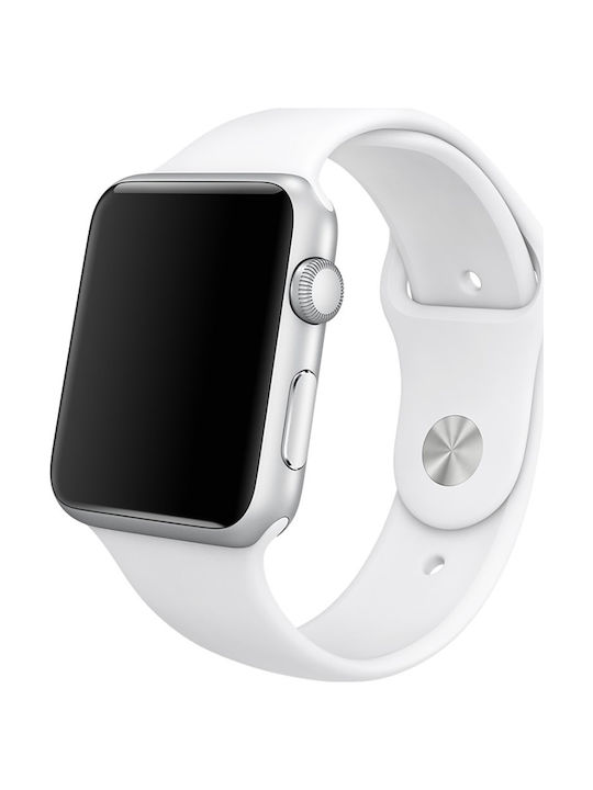 Λουράκι Λευκό (Apple Watch 38/40/41/42mm)