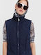 Nivi Women's Short Lifestyle Jacket for Winter Navy Blue