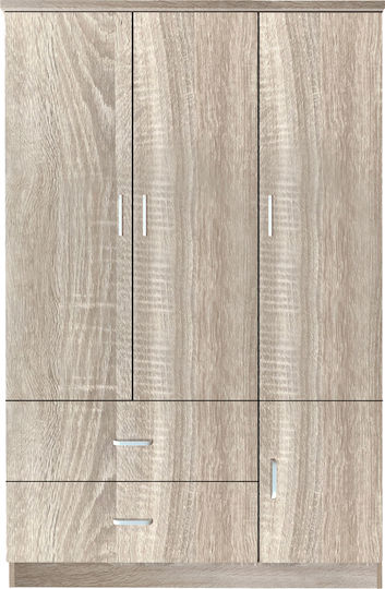 Tuberosa Τρίφυλλη Ντουλάπα 120x50x180cm Tuberosa Τρίφυλλη Ντουλάπα 120x50x180cm