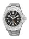 Citizen Promaster Land Battery Watch with Metal Bracelet Silver