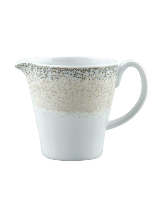 Ionia Apeiron Milchkanne zum Servieren aus Porzellan in Beige Farbe 1Stück