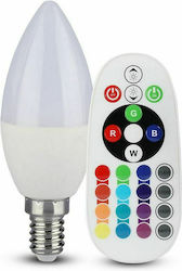 V-TAC VT-2214 Bec inteligent LED 3.5W pentru Soclu E14 RGBW 320lm Reglabil în intensitate