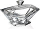 Bohemia Crystal Sweet Jar Spectral with Lid Transparent 16x16x12cm